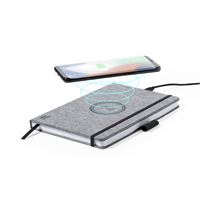 BLOCK NOTES A5 CON CARICATORE WIRELESS 10W RPET